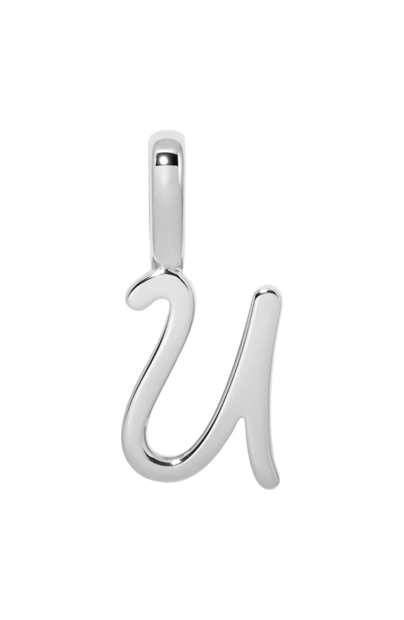 Silver Initial U