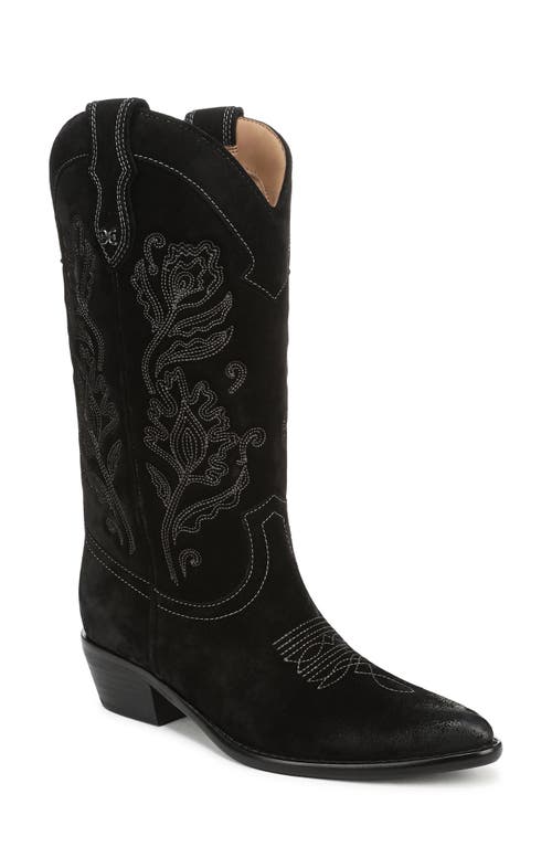 Sam Edelman Rue Western Boot In Black