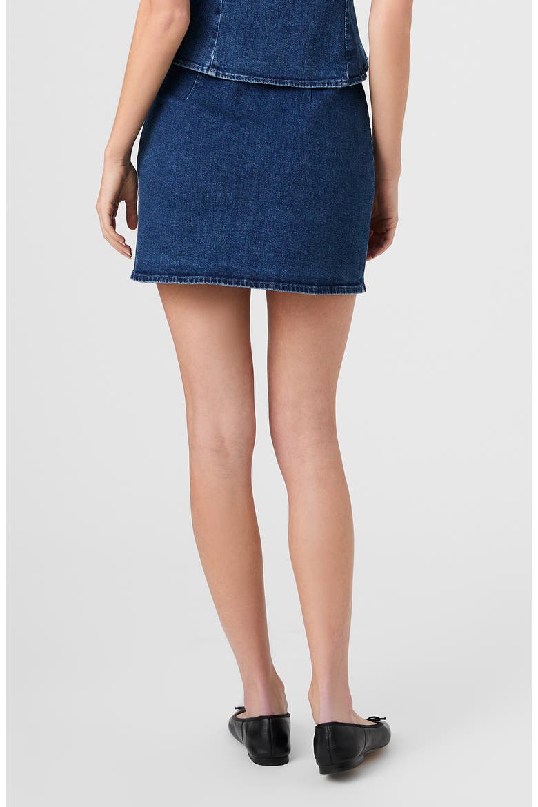 Delancey Denim Miniskirt, Alternate, color, DARK WASH INDIGO