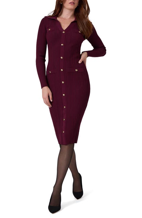 Lima Ribbed Sweater-Dress