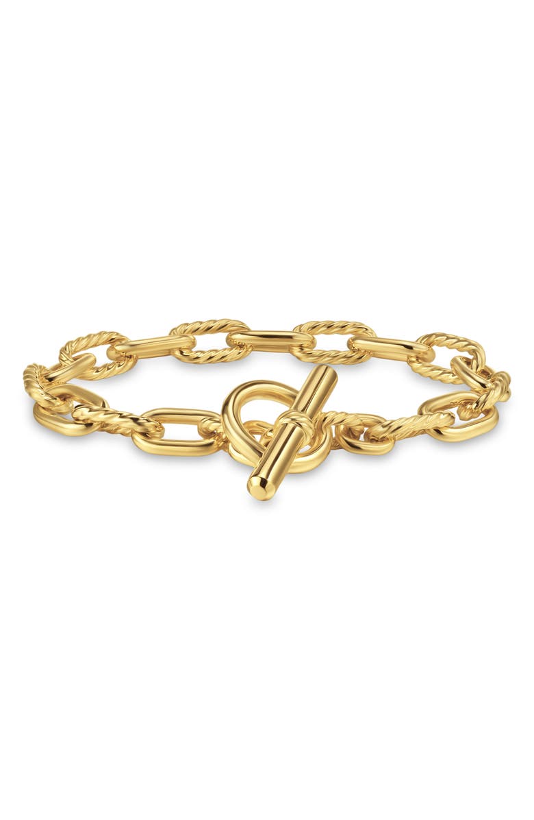 David Yurman DY Madison<sup>®</sup> Toggle Chain Bracelet in 18K Yellow Gold, Main, color, 18K Gold