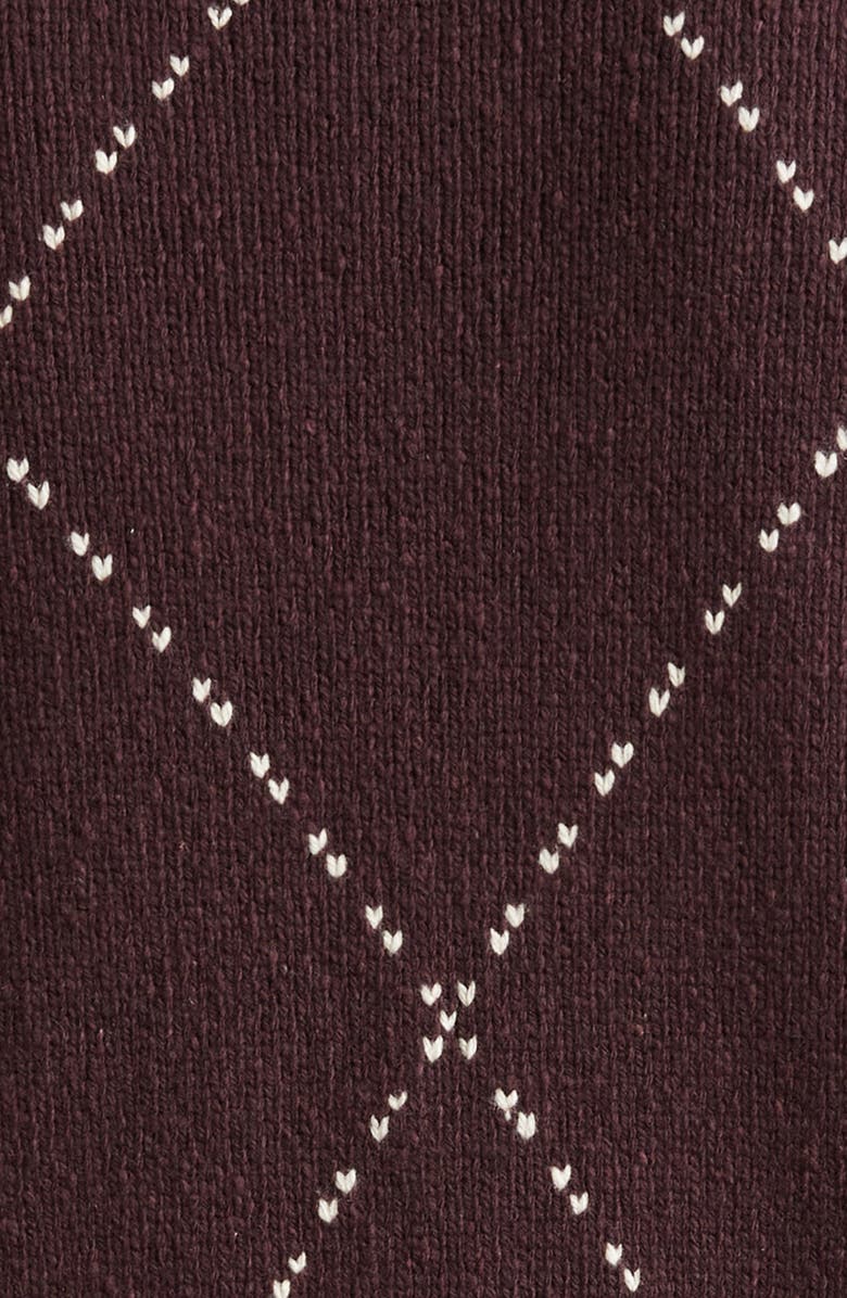 Eleventy Argyle Wool Crewneck Sweater, Alternate, color, 