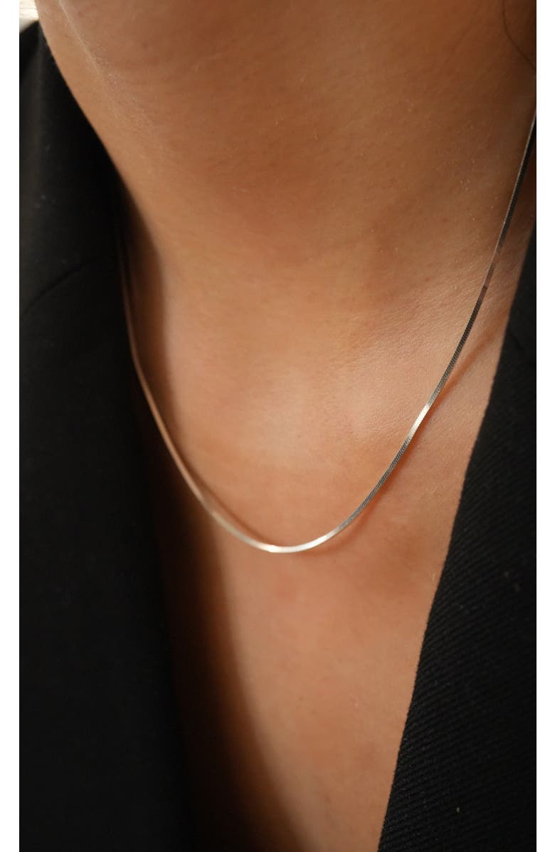 Argento Vivo Sterling Silver Snake Chain Necklace, Alternate, color, Silver