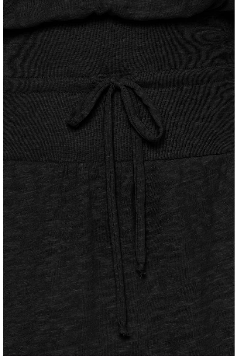 Beach Date Burnout Cover-Up Dress, Alternate, color, BLACK