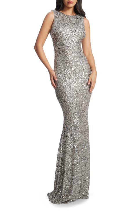Leighton Sequin Mermaid Gown