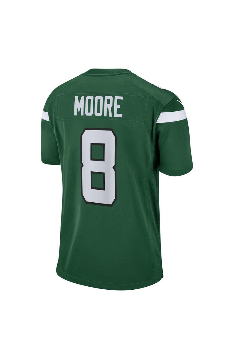 Nike Men's Nike Elijah Moore Gotham Green New York Jets 2021 NFL Draft Pick Player Game Jersey, Alternate, color, 