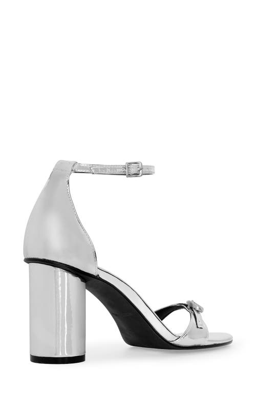 Rebecca Minkoff Sandal With Buckles In Silver