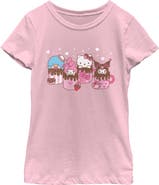 Hello Kitty Girls Hello Kitty Lovely Mug Friends T Shirt