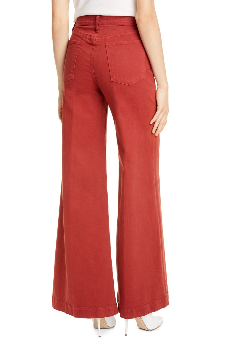 FRAME La Palazzo Wide Hem Pant, Alternate, color, 