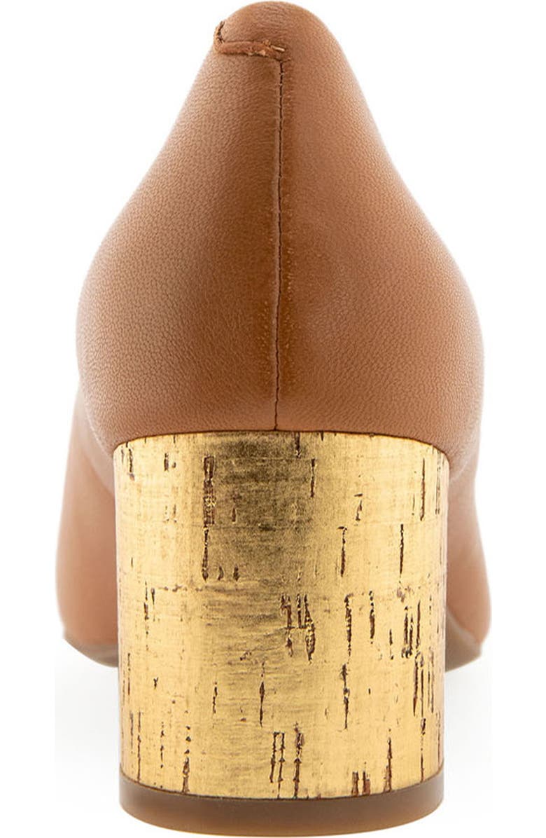 Aerosoles Ebel Block Heel Pump - Wide Width Available, Alternate, color, Tan Leather/Tan