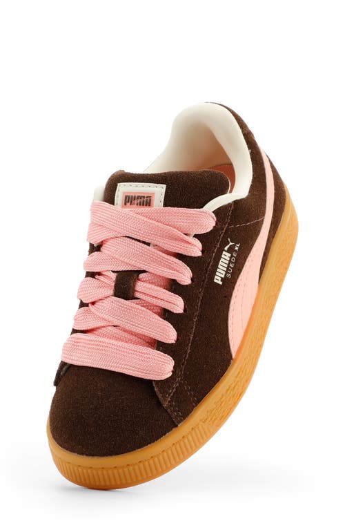 Puma Kids' Suede Xl Skate Sneaker In Brown