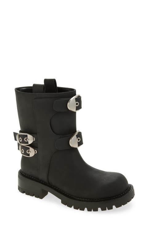 The Kiki Buckle Moto Boot (Women)