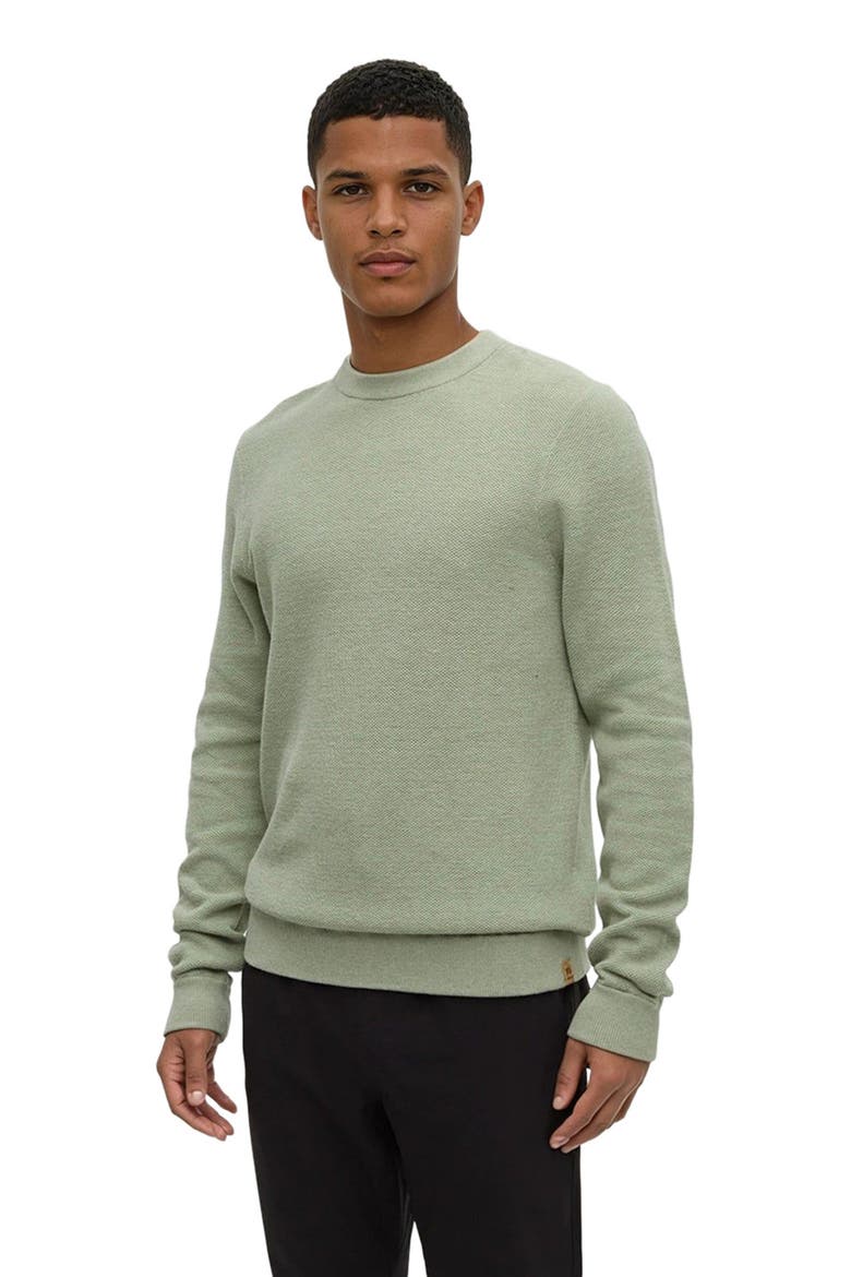 Hudson Sweater, Alternate, color, Light Moss Heather