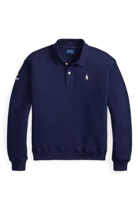 US Open Arctic Fleece Long Sleeve Polo