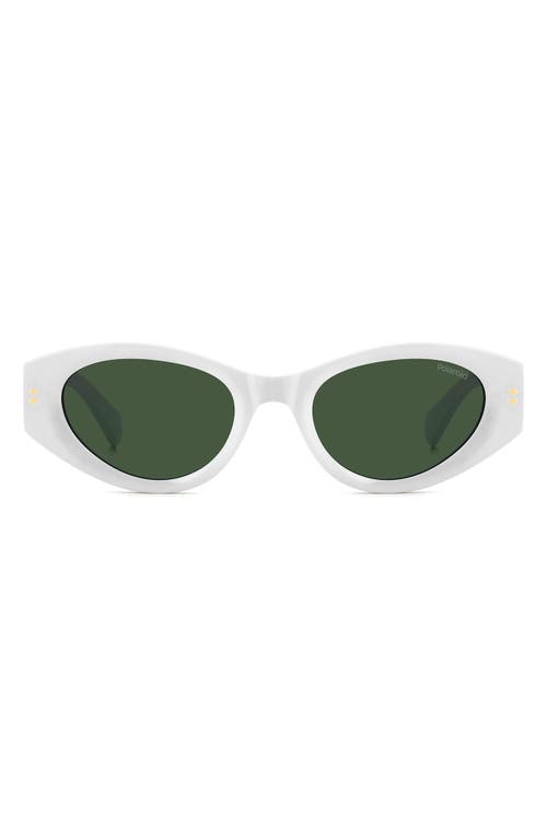 Polaroid 51mm Polarized Cat Eye Sunglasses