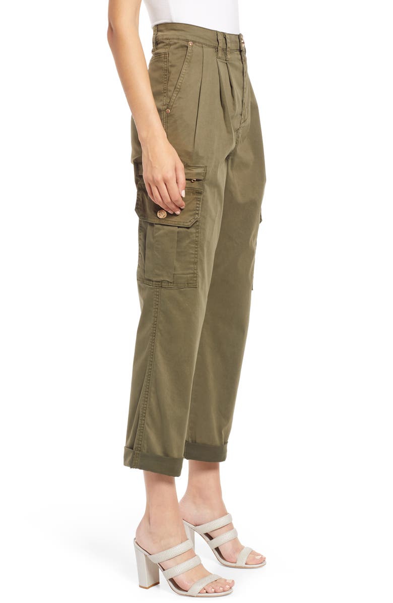 BLANKNYC Stretch Cotton Twill Cargo Pants, Alternate, color,