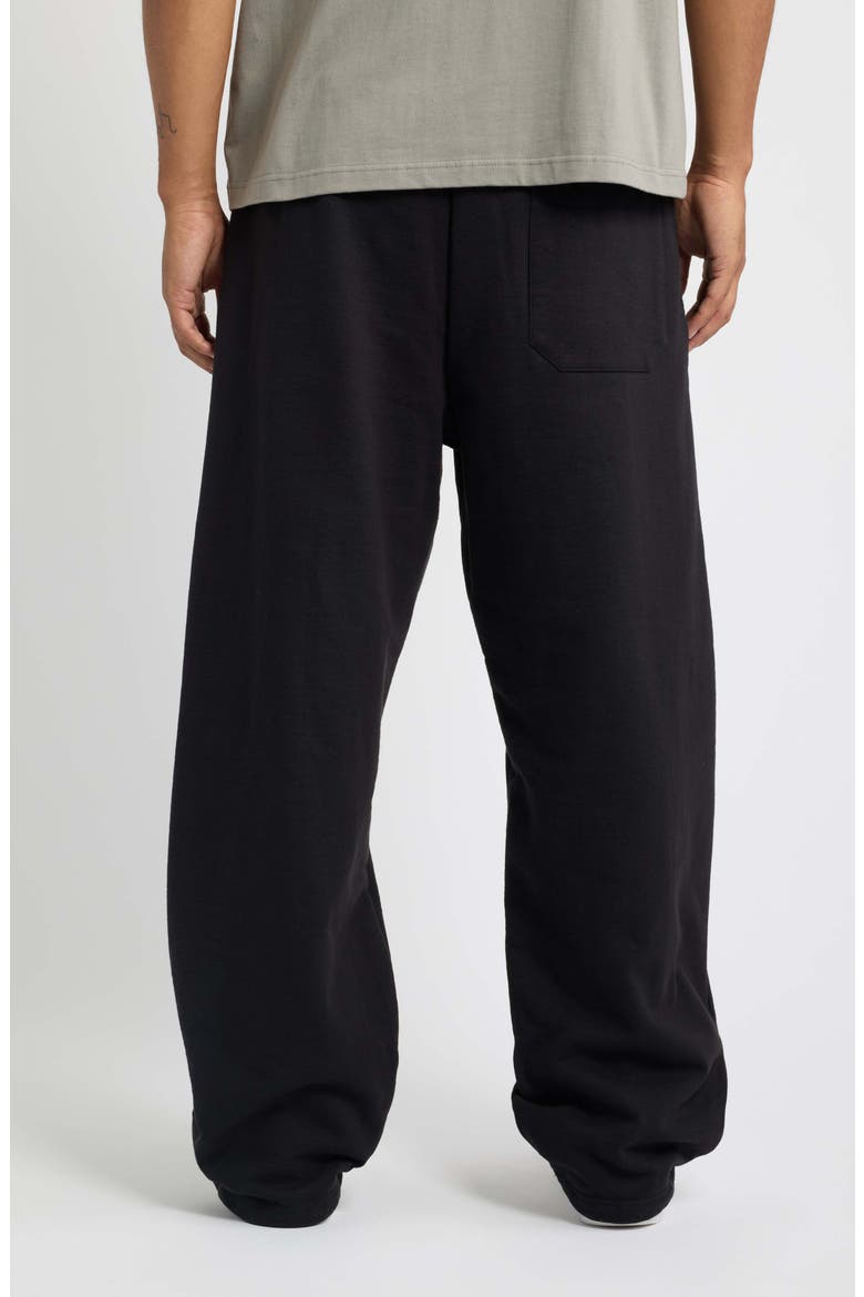 Essential Relaxed Sweatpants, Alternate, color, BLACK