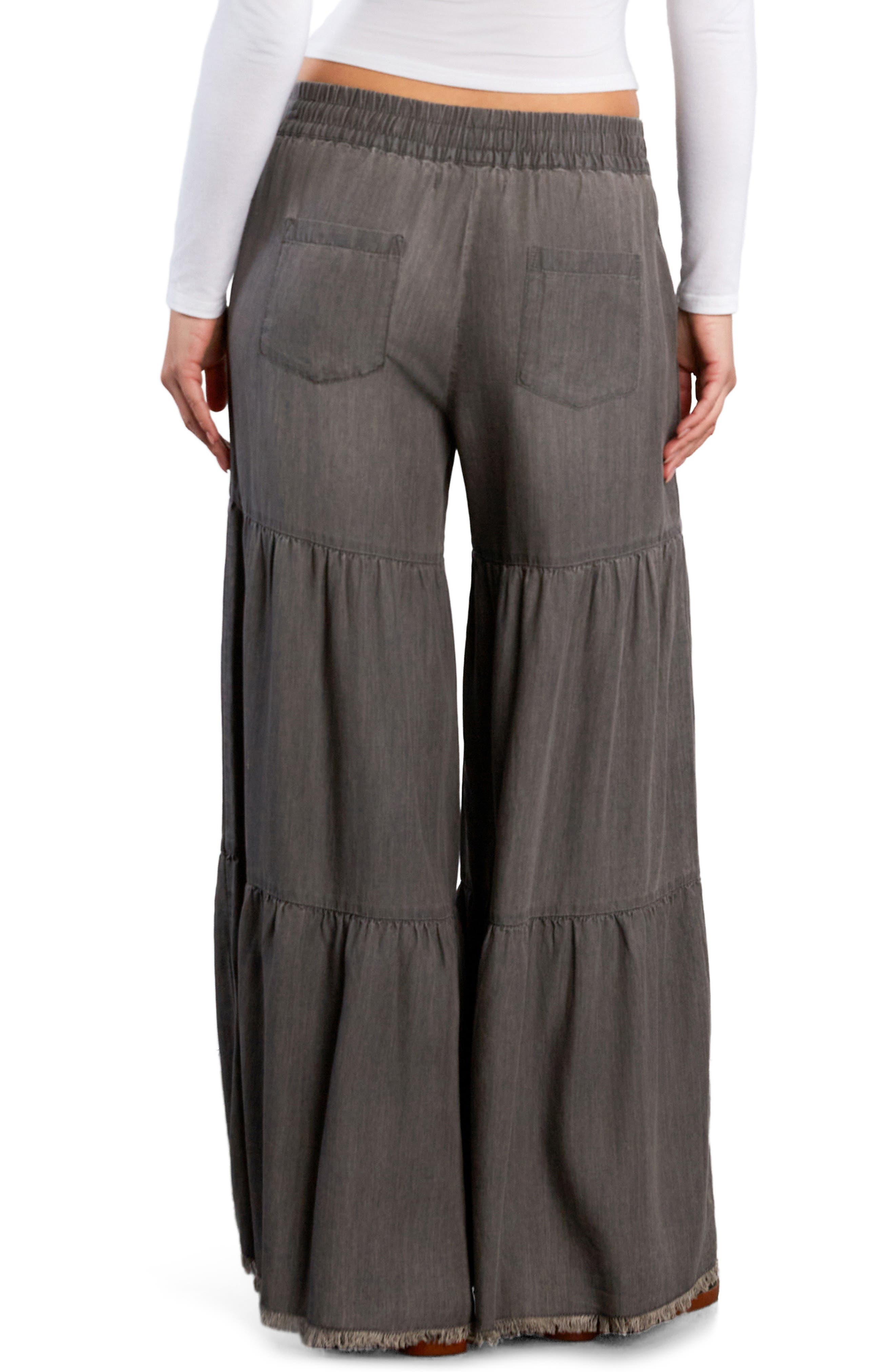 Fancy Cotton Blend Tiered Pants - image 4