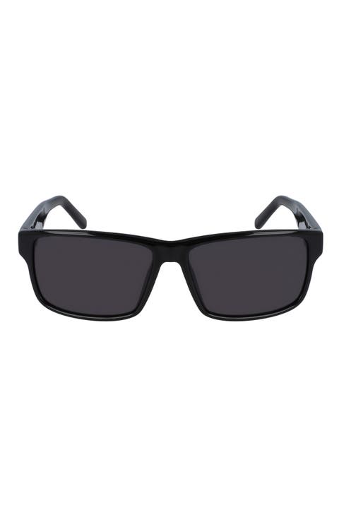 58mm Rectangle Sunglasses