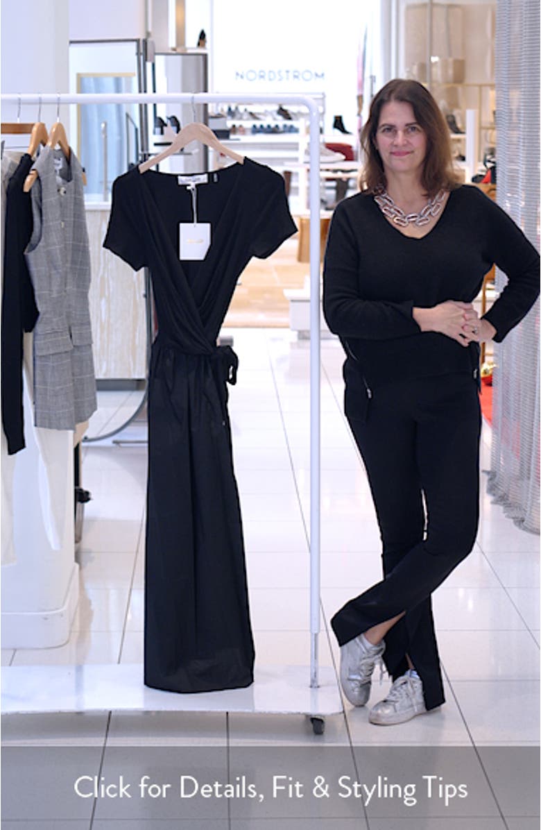 Elena Mixed Media Fit & Flare Dress, sales video thumbnail