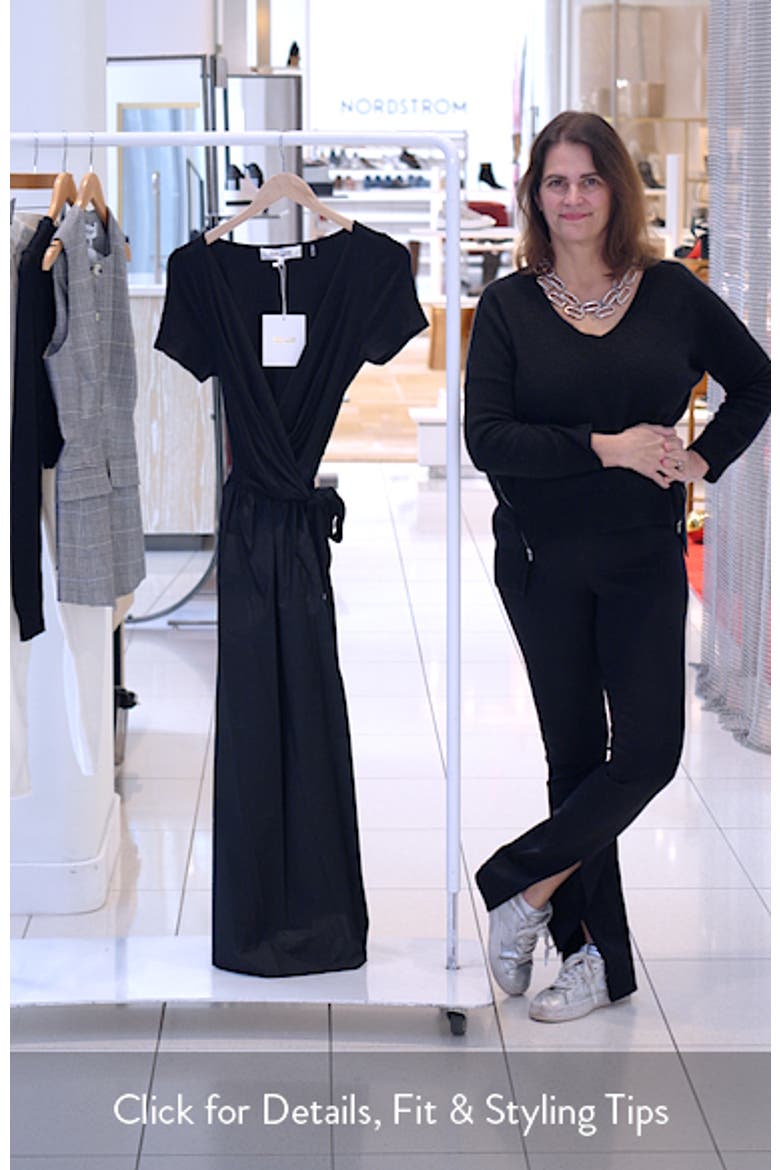 Elena Mixed Media Fit & Flare Dress video