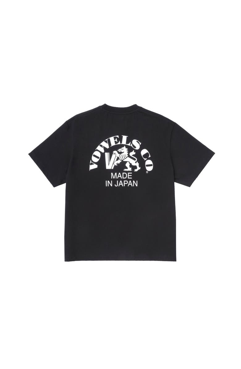 vowels Company Tee, Alternate, color, Black