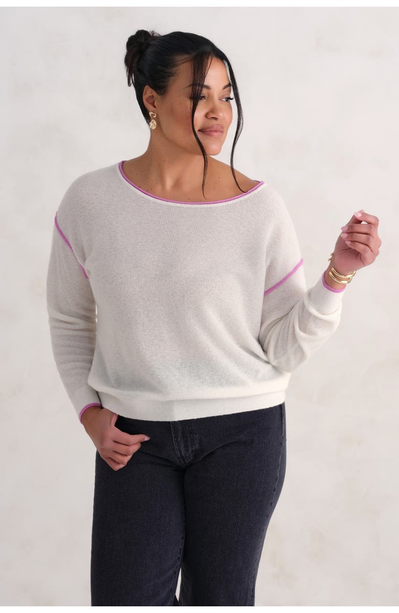 KADA The Awaken Boatneck Long Sleeve, Main, color, Salt