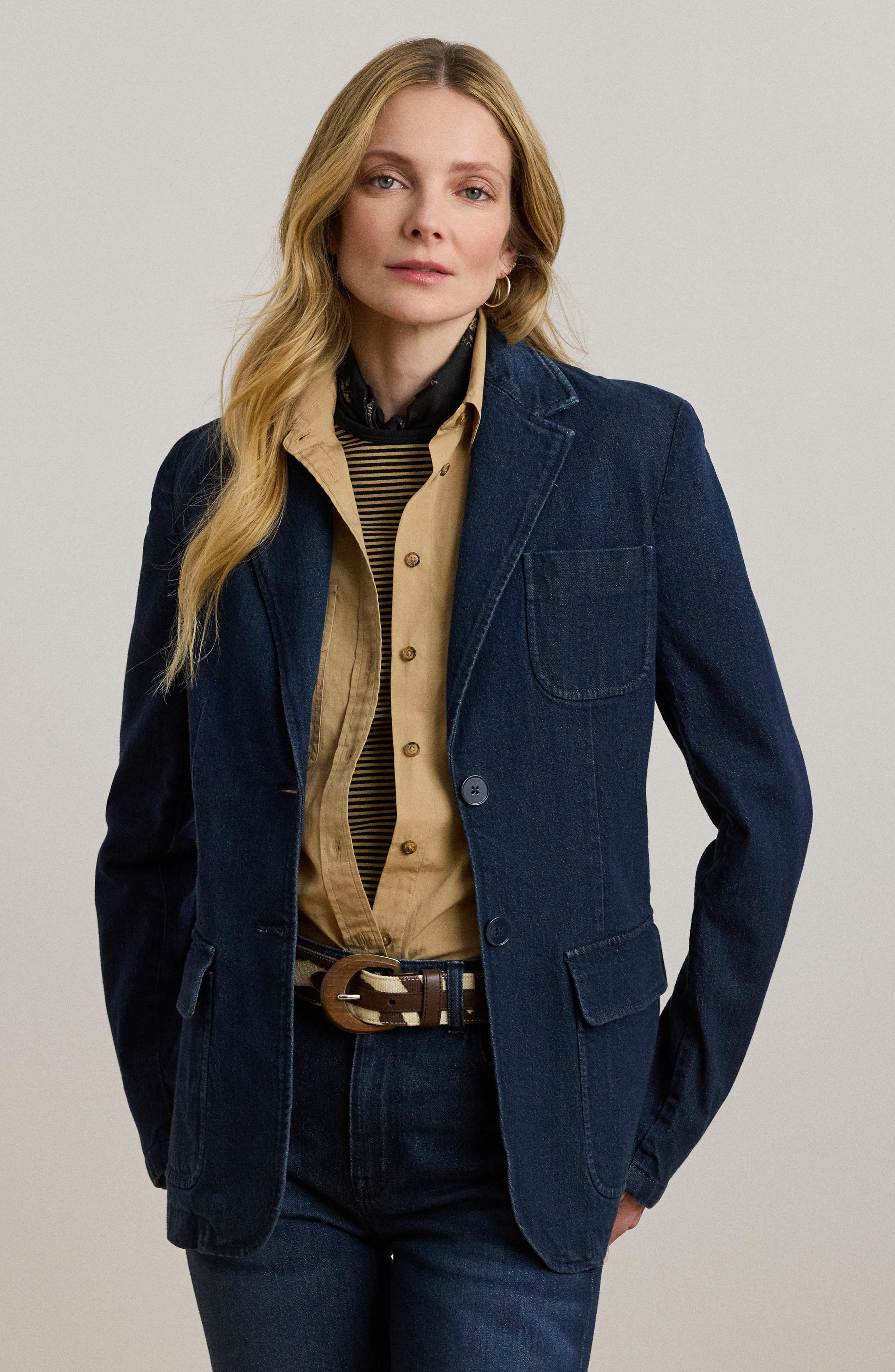 Denim Blazer - image 2