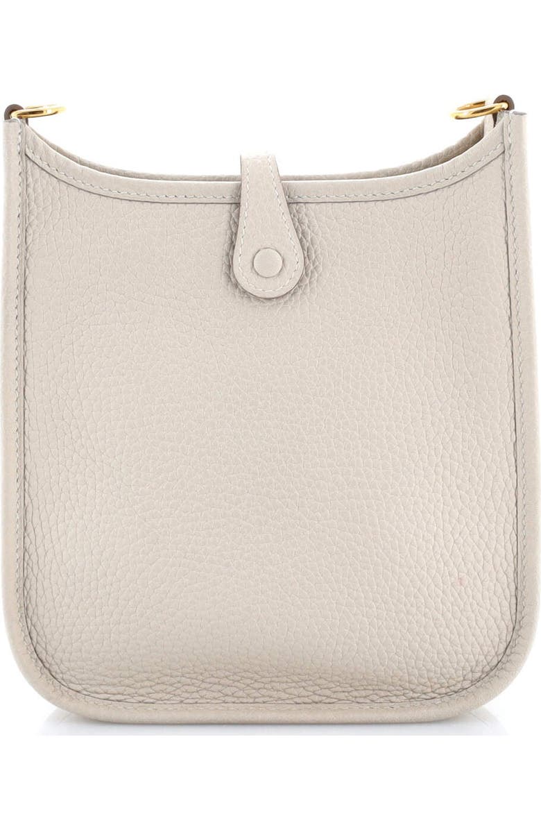 Pre-Owned Hermes Evelyne Bag Gen III Clemence TPM, Alternate, color, Craie