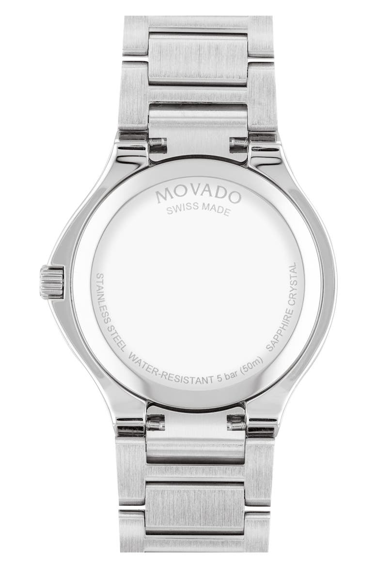 S.E. Dot Accent Bracelet Watch, 32mm, Alternate, color, SILVR DIAL