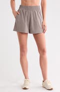 DKNY Hudson High Waist Performance Shorts