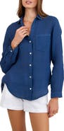 Bella Dahl Garment Dyed Linen Button-Up Shirt