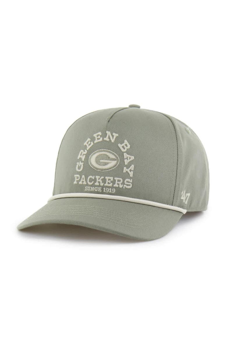 '47 Men's '47 Green Green Bay Packers Canyon Ranchero Hitch Adjustable Hat, Main, color, Green