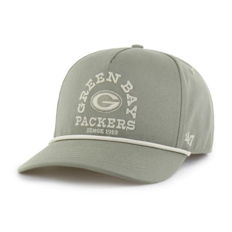 Men's '47  Green Green Bay Packers Canyon Ranchero Hitch Adjustable Hat
