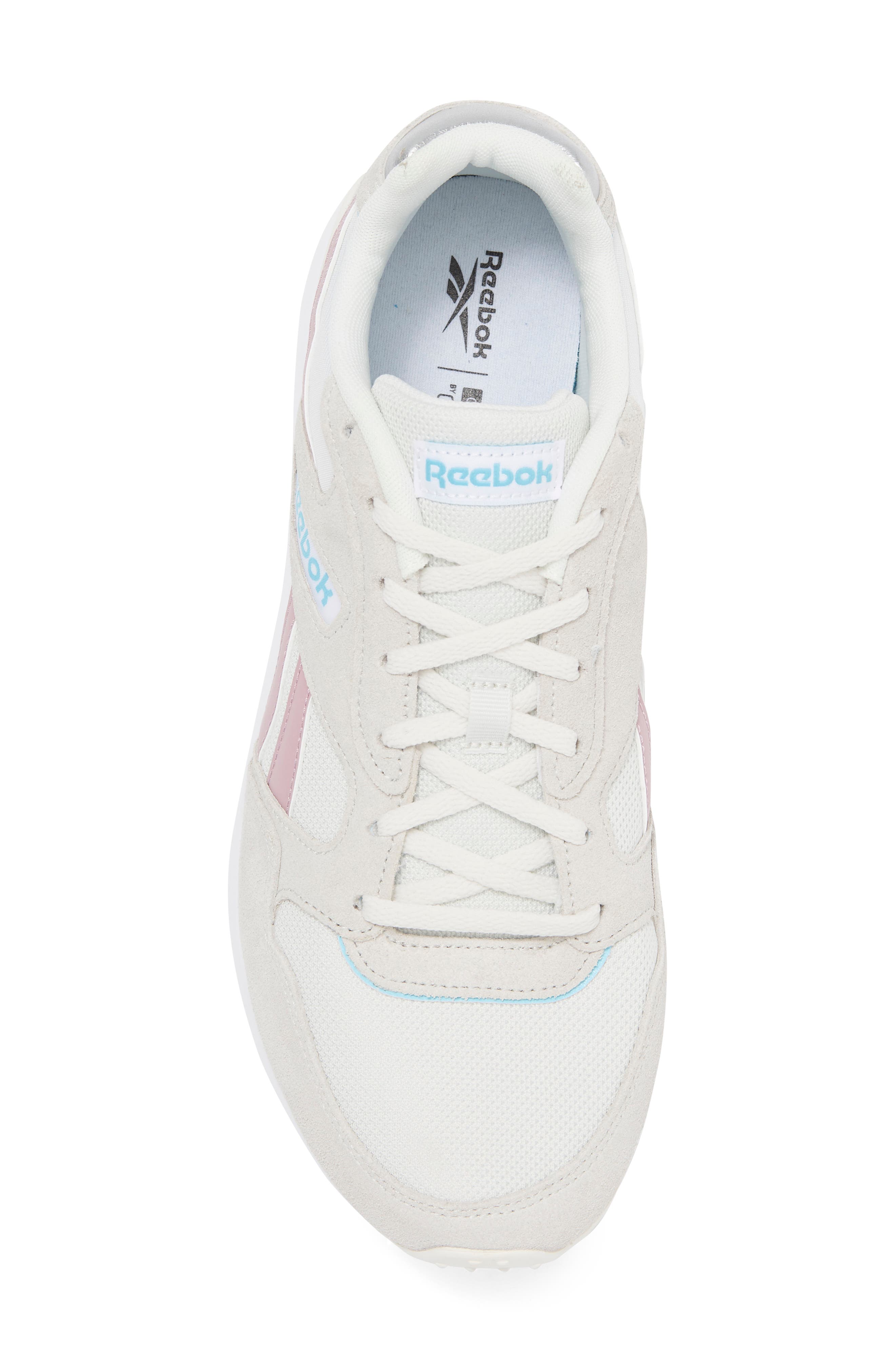 Lace-up Activewear Sneaker, Alternate, color, WHITE/ LILAC/ SILVER MET.