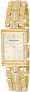 True Religion Crystal Accent Rectangle Analog Watch