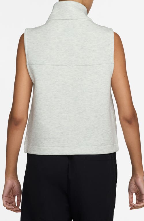 Nike Sportswear Tech Fleece Vest In Light Grey/heather/black