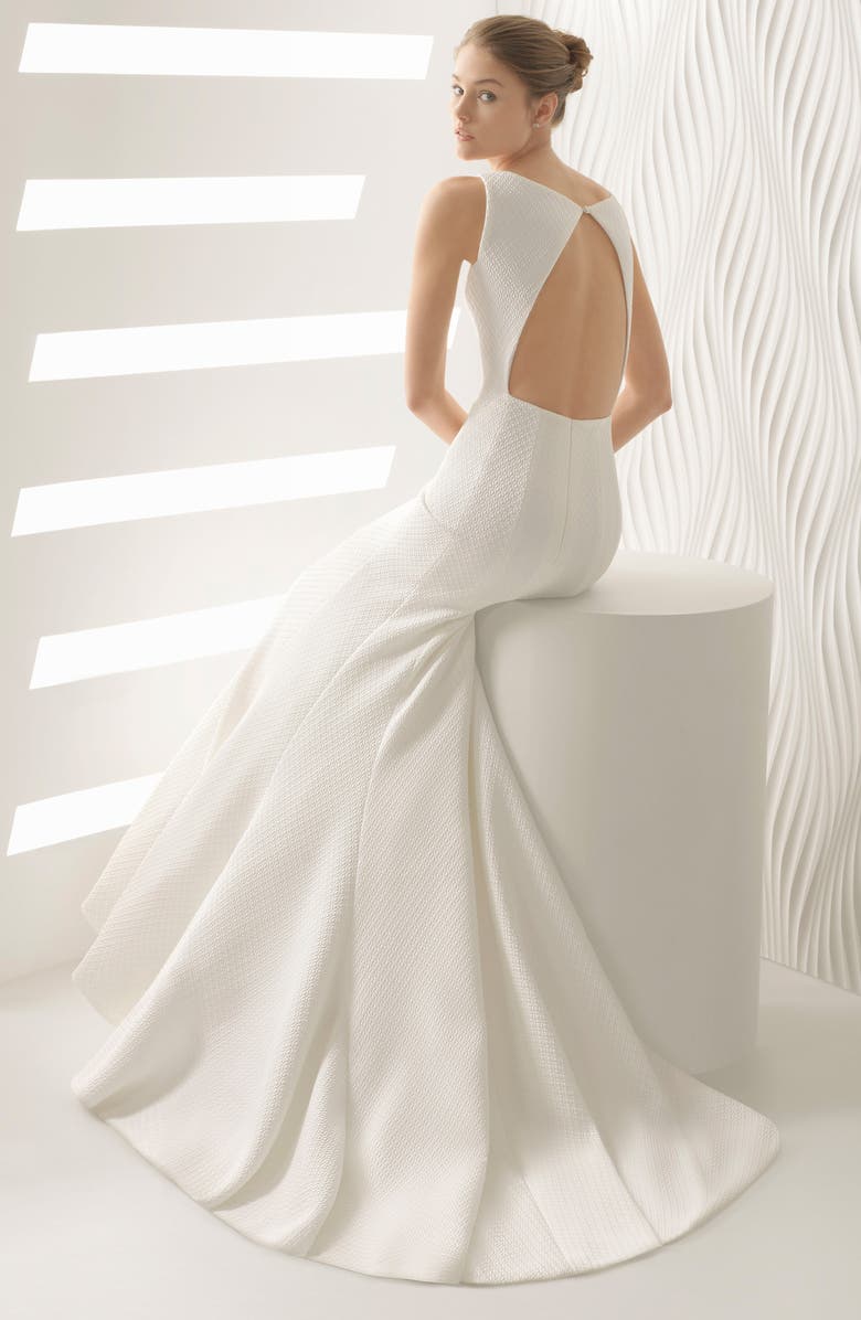 Rosa Clará Astral Mermaid Gown, Alternate, color, 