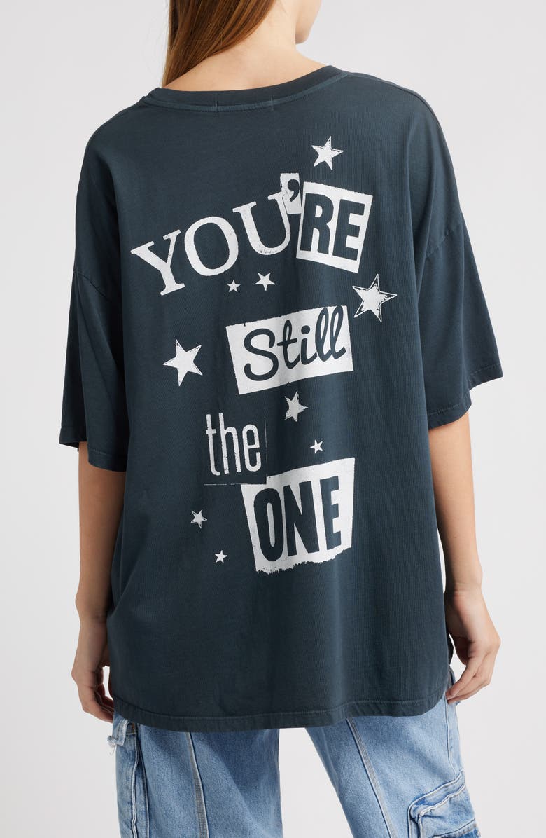 Daydreamer Shania Twain Still the One Cotton Graphic T-Shirt, Alternate, color, Vintage Black