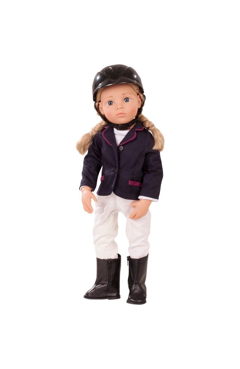 Gotz Anna The Competition Rider 19" Multijointed Standing Doll, Main, color, Multicolored