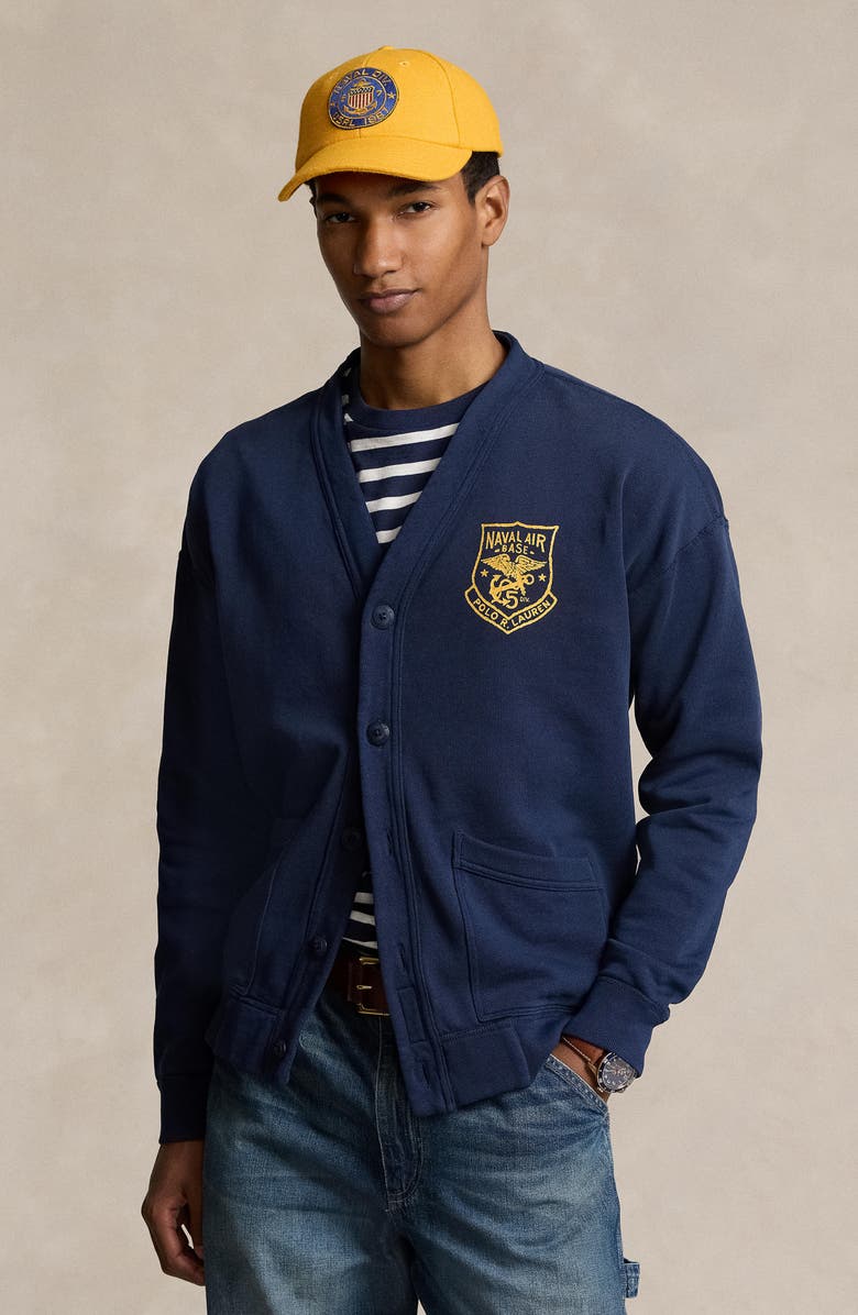 Polo Ralph Lauren Fleece Cardigan, Alternate, color,