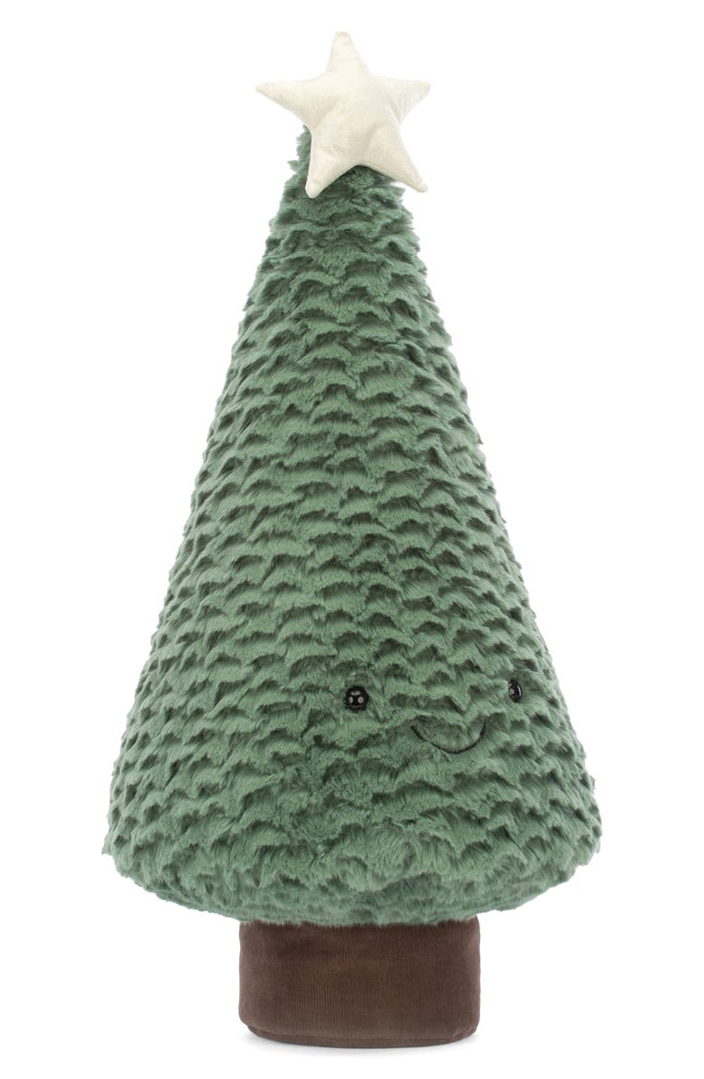 Jellycat Large Amuseable Blue Spruce Christmas Tree Plush Toy, Main, color, 