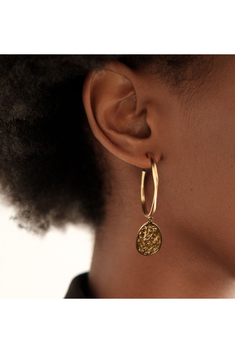 Element  Hoops Earrings, Alternate, color, Gold