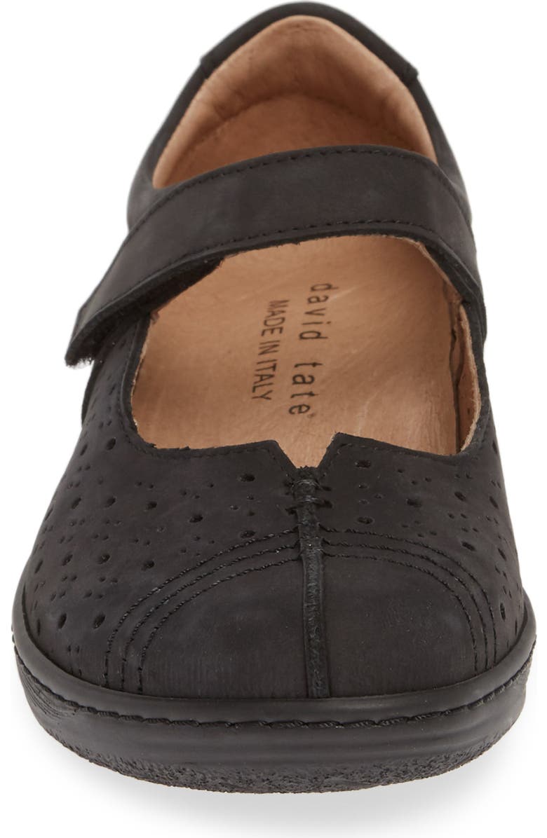 David Tate Bergamo Perforated Mary Jane Flat, Alternate, color,