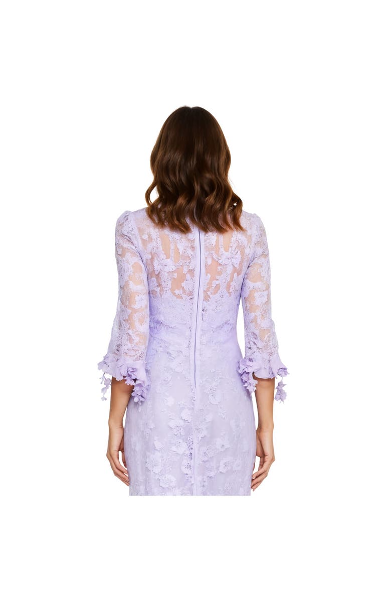 AKALIA Lipsy Long Sleeves Lace Midi Dress, Alternate, color, Light Purple