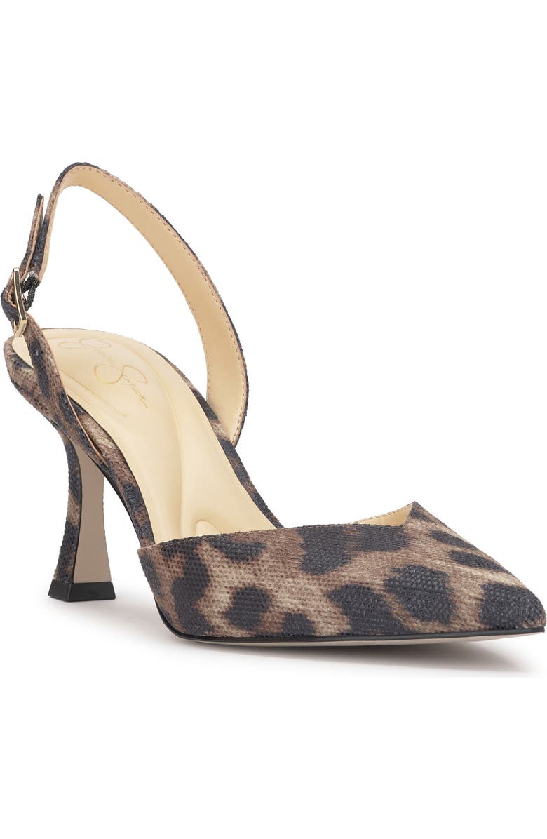 Jessica Simpson Fyvera Slingback Pump, Main, color, Safari Combo