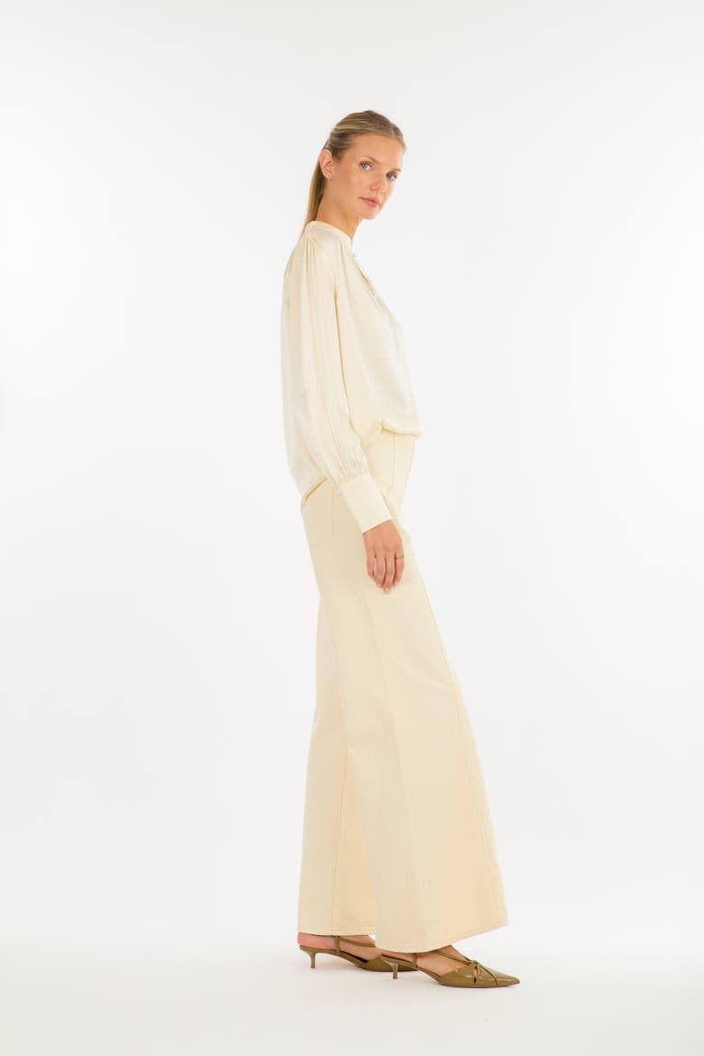 Arden Blouse, Alternate, color, Crème