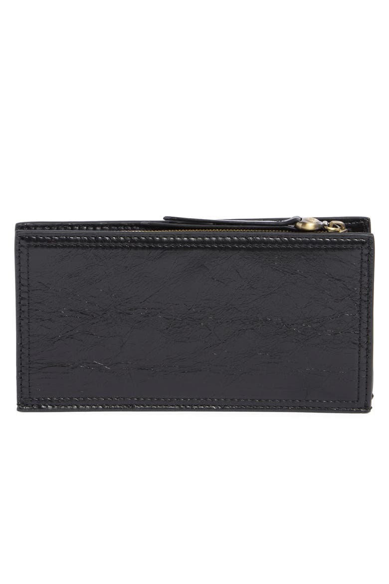 Gracie Leather Wallet, Alternate, color, BLACK