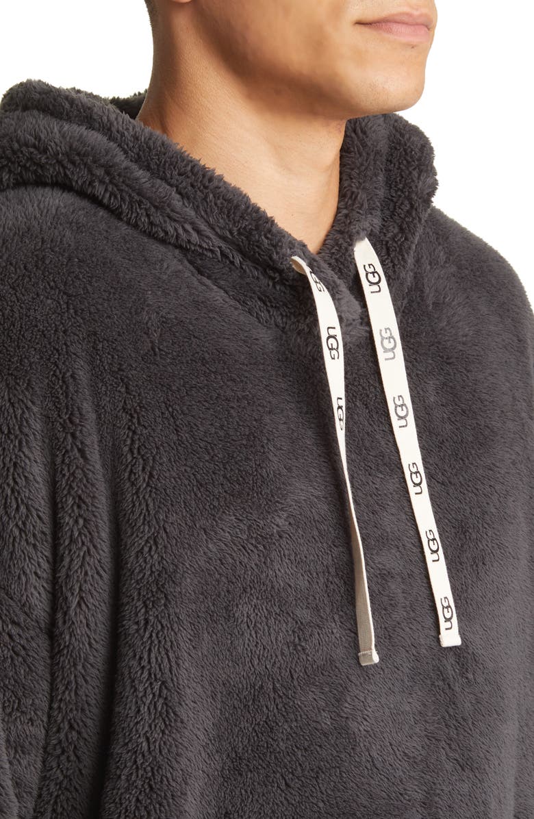 UGG<sup>®</sup> Men's Winston Fleece Pullover Hoodie Robe, Alternate, color, 