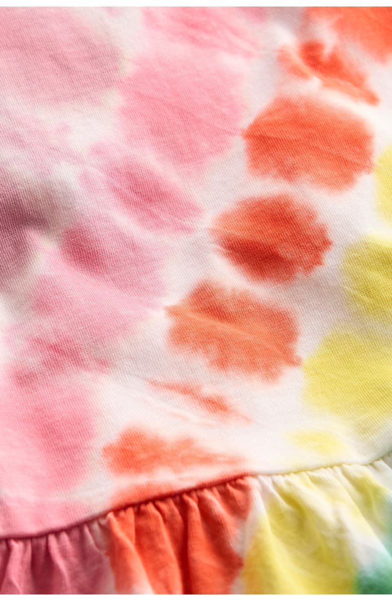 Mini Boden Kids' Tie Dye Cotton Jersey T-Shirt Dress, Alternate, color, Pink Tie Dye